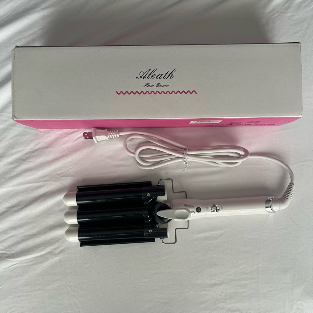 Brand new Alure Three Barrel Curling Iron hand hair waver